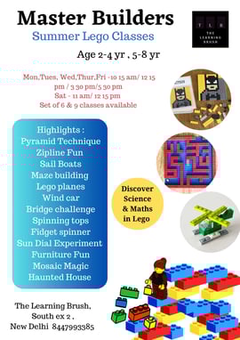 The Learning Brush-Summer Lego Classes