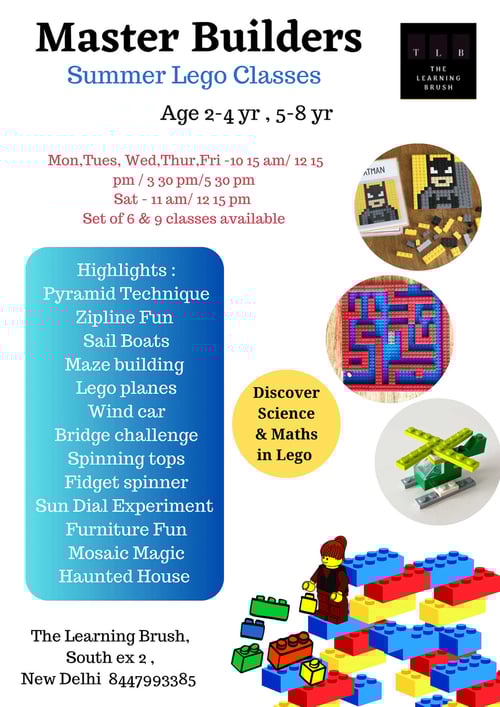 The Learning Brush-Summer Lego Classes