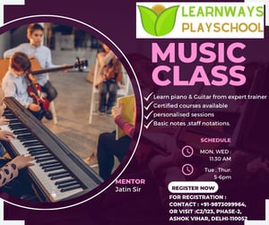 Learnways Playschool-Music Classes