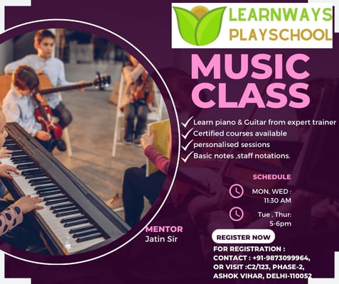 Learnways Playschool-Music Classes