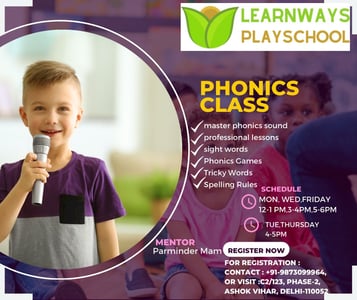Learnways Playschool-Phonics Class