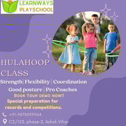 Learnways Playschool-Hulahoop Class