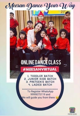 Meesan Dance Your Way-Online Dance Class