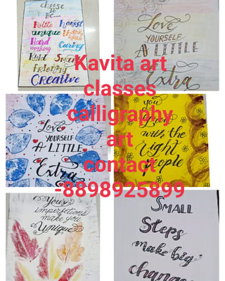 Kavita Art Classes-Calligraphy Art