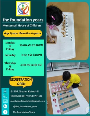 The Foundation Years-Montessori House Of Children