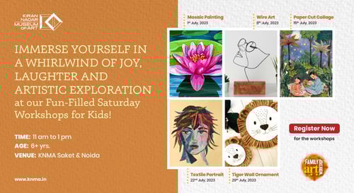 Kiran Nadar Museum of Art-Family Art Workshop