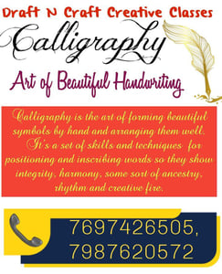 DRAFT N CRAFT-Calligraphy Art of Beautiful Handwriting