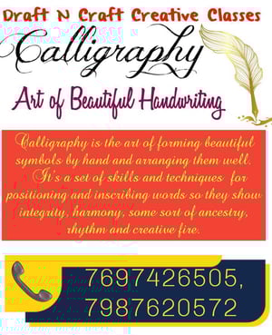 DRAFT N CRAFT-Calligraphy Art of Beautiful Handwriting
