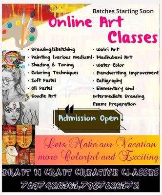 DRAFT N CRAFT-Online Art Classes