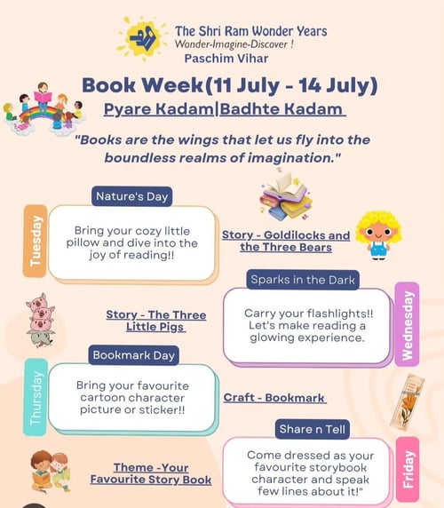 The Shri Ram Wonder Years-Book Week