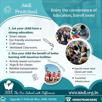 Aadi Play School-convenience of Education
