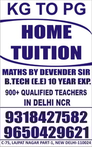 Tuitions N Classes-Devender Sir Maths Classes