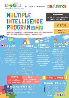 Playful Minds-MULTIPLE INTELLIGENCE PROGRAM