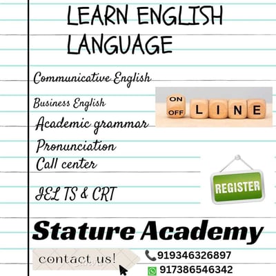 Stature Academy-LEARN ENGLISH LANGUAGE