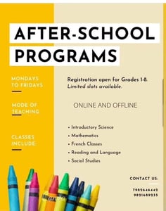 Tuitions N Classes-Chandni Mehra (AFTER-SCHOOL PROGRAMS)