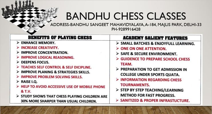 BANDHU SANGEET MAHAVIDYALAYA-CHESS CLASSES