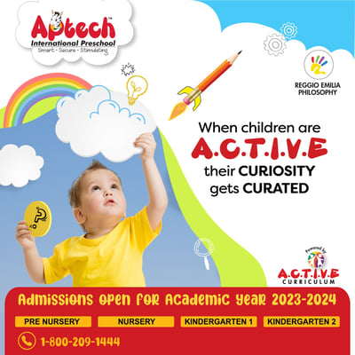 Aptech International Preschool-Active CURRICULUM (Admissions Open)
