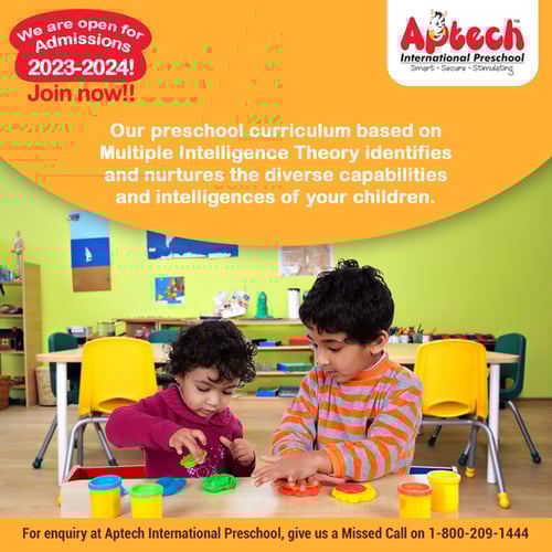 Aptech International Preschool-Admissions Open