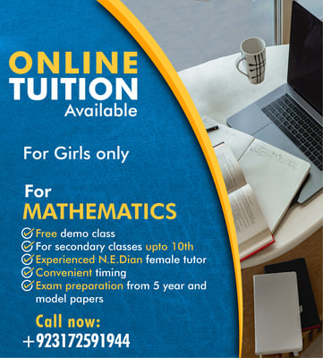 Tuitions N Classes-Mathematics(Only For Girls)
