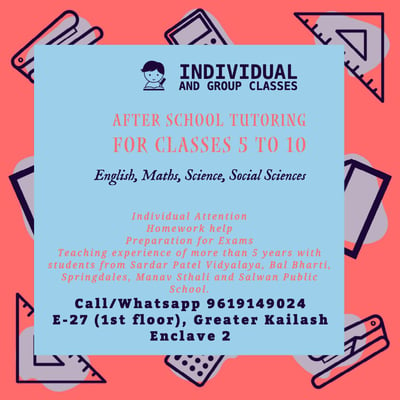 Tuitions N Classes-INDIVIDUAL AND GROUP CLASSES