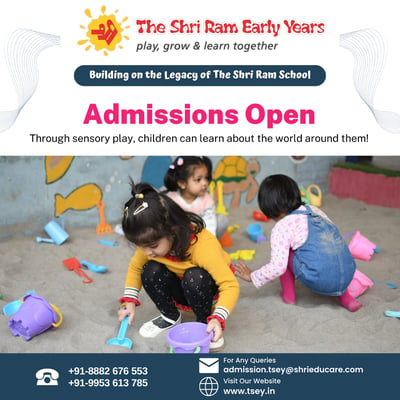 The Shri Ram Early Years-Admissions Open