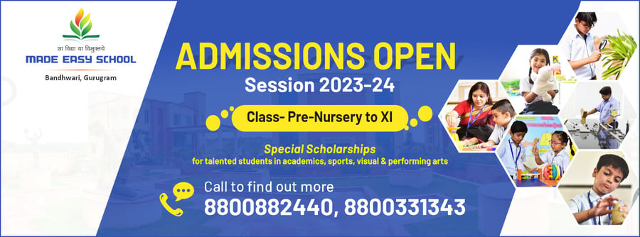 Made Easy school-Admissions Open 