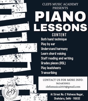 Clefs Music Academy-PIANO LESSONS