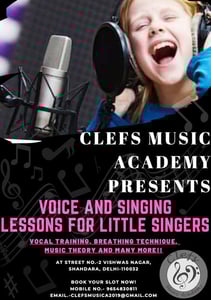 Clefs Music Academy-VOICE AND SINGING LESSONS FOR LITTLE SINGERS