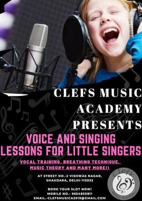 Clefs Music Academy-VOICE AND SINGING LESSONS FOR LITTLE SINGERS