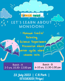 Curious Minds DIY-LETS LEARN ABOUT MONSOONS