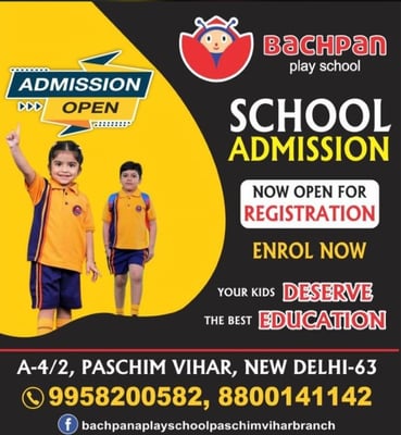 Bachpan Play School-SCHOOL ADMISSION