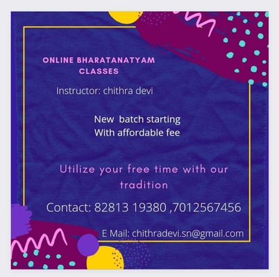 Online Dance Classes-ONLINE BHARATANATYAM CLASSES