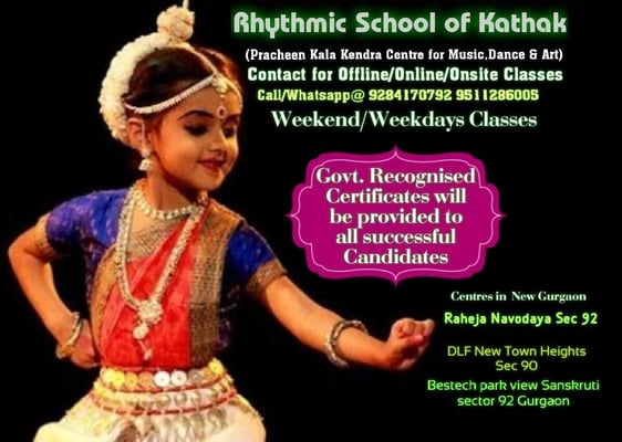 Rhythmic School of Kathak-Music & Dance Classes