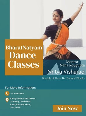 Kimaya Dance & Fitness Academy-BharatNatyam Dance Classes