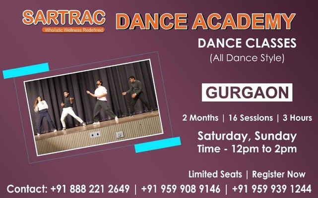 SARTRAC DANCE ACADEMY-DANCE CLASSES (AIl Dance Style)