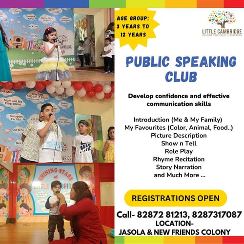 Little Cambridge-PUBLIC SPEAKING CLUB