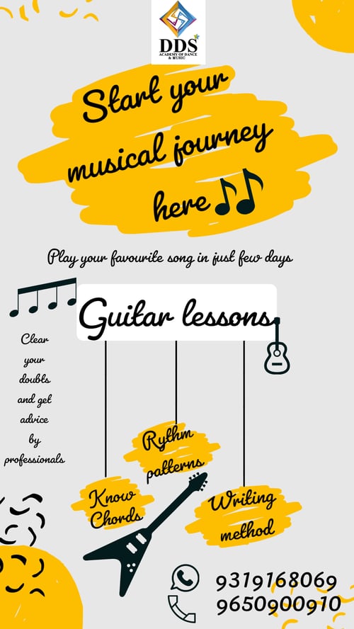 DDS Academy of dance-Guitar lessons