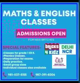 Bricks4 Kidz-MATHS & ENGLISH CLASSES
