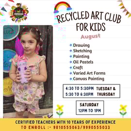 The Popsicles-RECYCLED ART CLUB FOR KIDS