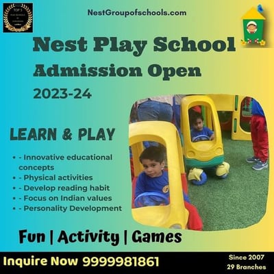 NEST PLAY School-Admission Open