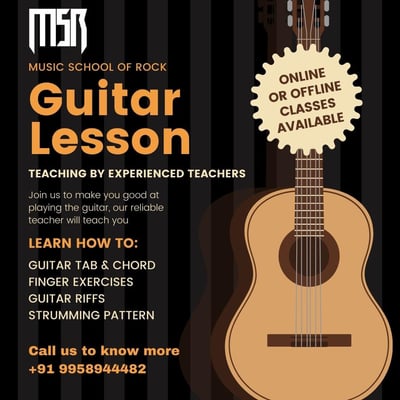 Music School Of Rock-Guitar Lesson