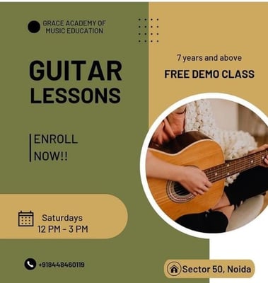 Grace Academy of Music Education-GUITAR LESSONS