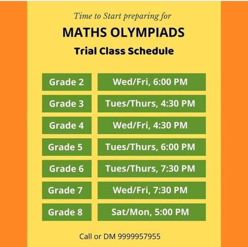 Nurture Roots-MATHS OLYMPIADS