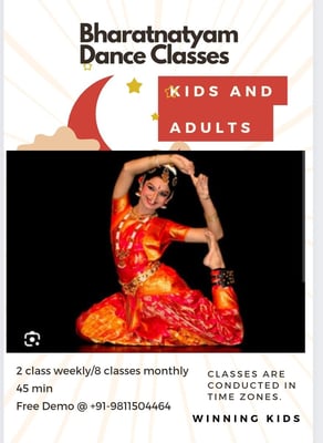 Winning Kids-Bharatnatyam Dance Classes