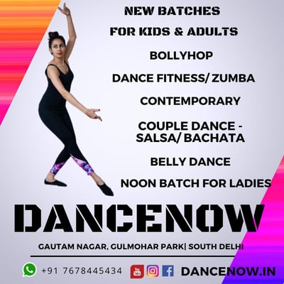 Dance NOW-NEW BATCHES FOR KIDS & ADULTS