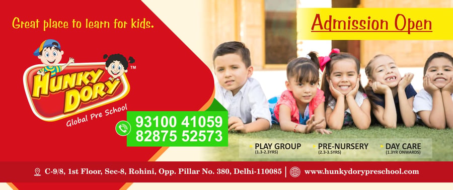 Hunky Dory Global Pre School-Admission Open