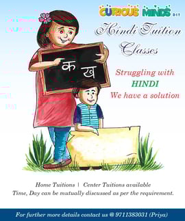 Curious Minds DIY-Hindi Tuition Classes