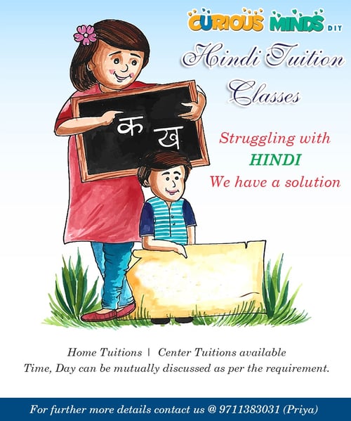 Curious Minds DIY-Hindi Tuition Classes