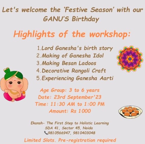 Ekansh-GANUS Birthday Workshop