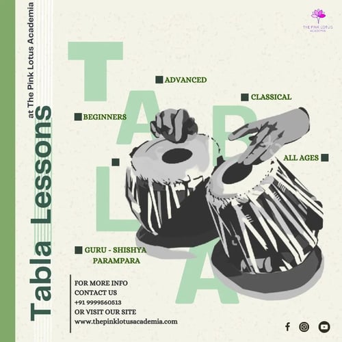 The Pink Lotus Academia-Tabla Lessons